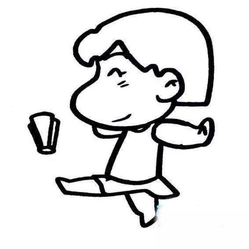 在家锻炼简笔画