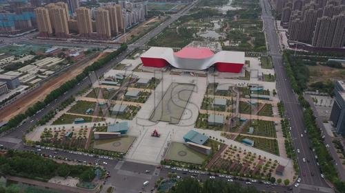 4k-原素材-许昌标志科技广场5_3840x2160_高清视频素材下载(编号