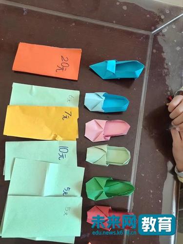 防控疫情居家期间妈妈与女儿一起做的折纸还被女儿当作商品做起了