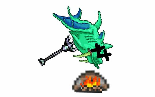 【泰拉瑞亚】钛金三叉戟&木制回旋镖打猪鲨(中秋第二更)