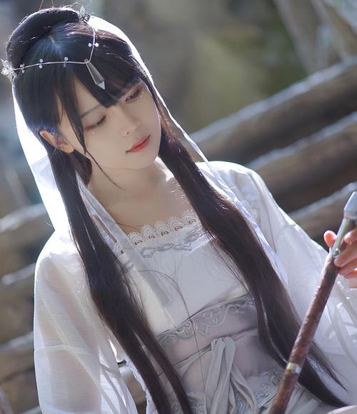 游戏《天涯明月刀》人物cosplay,古装女孩宛如仙女