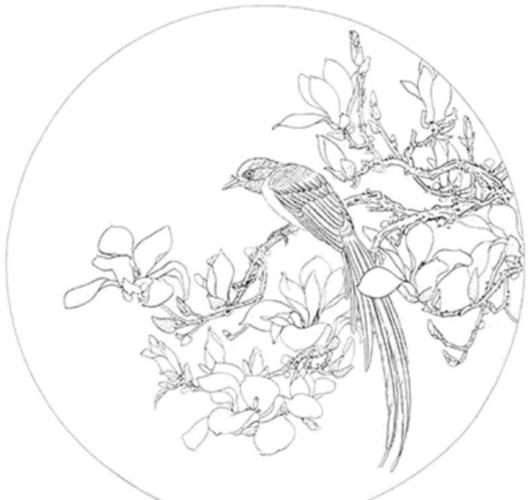 国画白描底稿4o幅