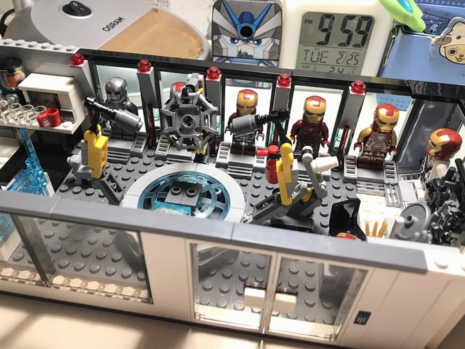 乐高钢铁侠基地moc 原创套内set大改造