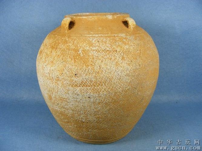 汉代四系大陶罐