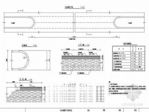 高速公路中央分隔带开口部设计图