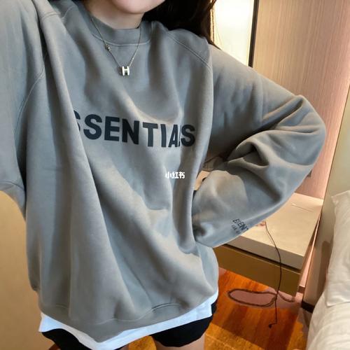 ootd|essentials上帝灰卫衣77椰子新灰橙_卫衣_每日