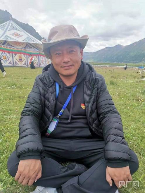 巴桑次仁(总台央广记者 陈怡 摄)