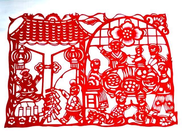 "幸福黄河"三门峡市剪纸作品展