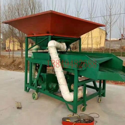铲车上料大料斗玉米筛选机玉米粗选清理筛