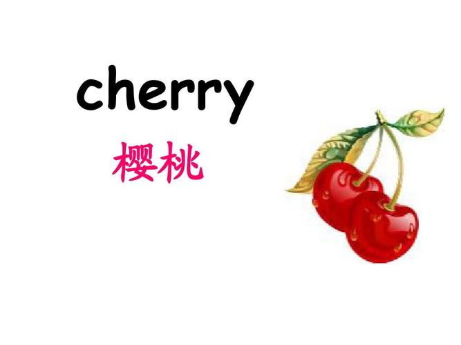 小学英语教案课件 cherry 樱桃