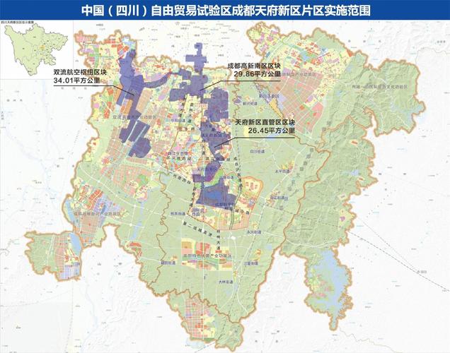 成都市天府新区高清规划图