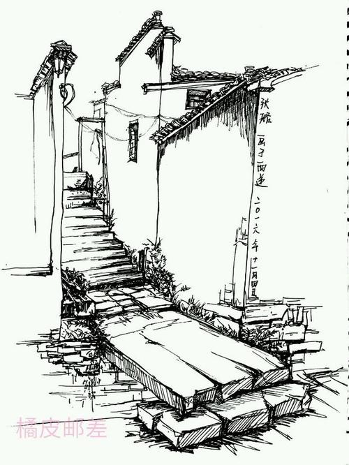 不太会画风景速写 求指点_看图_风景速写吧_百度贴吧