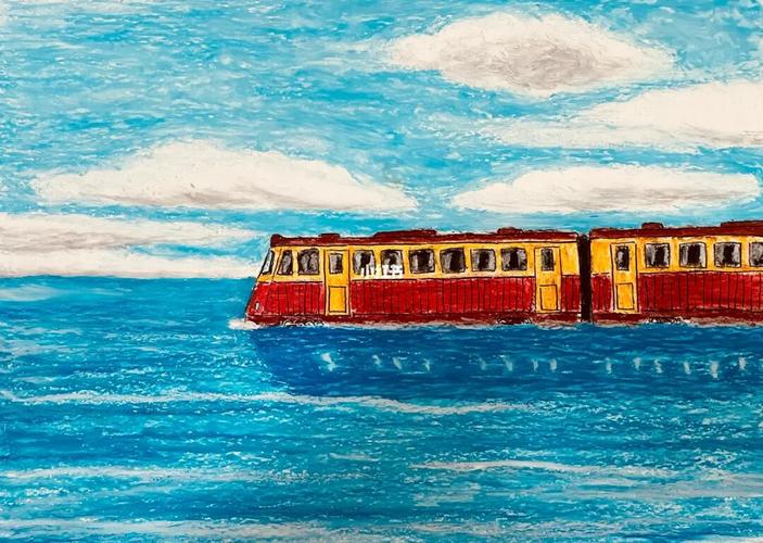 油画棒~千与千寻海上列车_油画棒_千与千寻_夏天去哪玩_潮流_潮流艺术