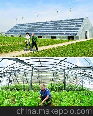 弘太阳 河南郑州太阳能光伏农业大棚/温室蔬菜大棚项目解决方案