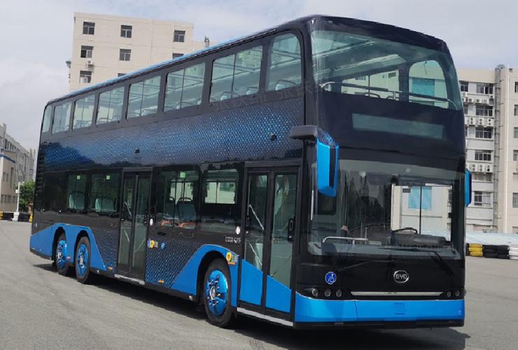 这才是最霸气的比亚迪车比亚迪k9s双层电动大巴曝光