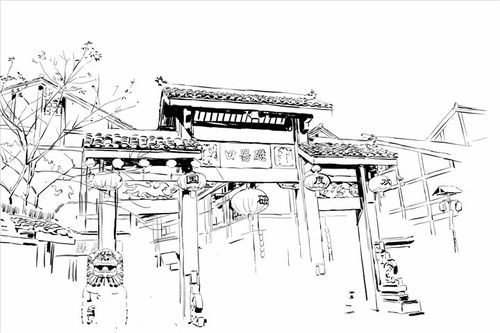 重庆磁器口牌坊 由 铅笔头子 创作 | 乐艺leewiart cg
