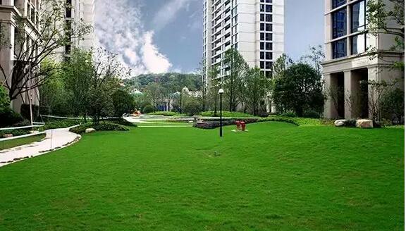 秀丽春江前面几期实景足以鉴证绿城价值:石材干挂建筑,典雅