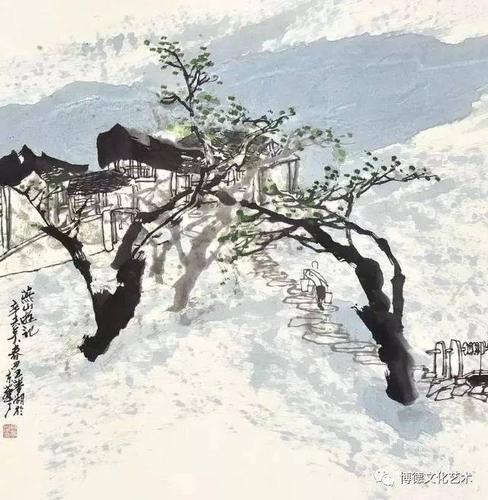大方而又大气丰富而有厚度著名画家王梦湖作品欣赏