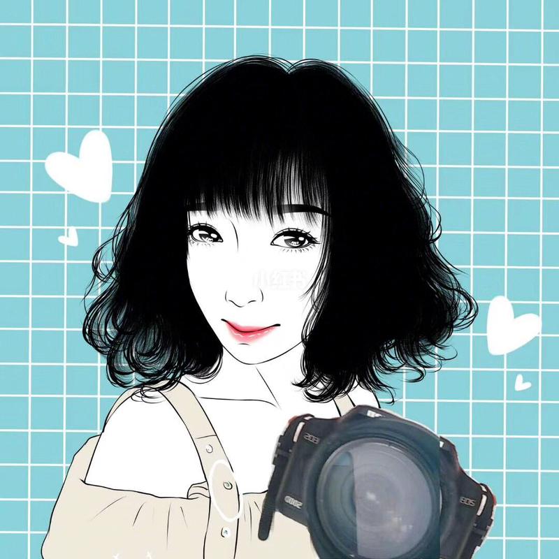 手绘头像情侣头像卡通动漫黑白酷