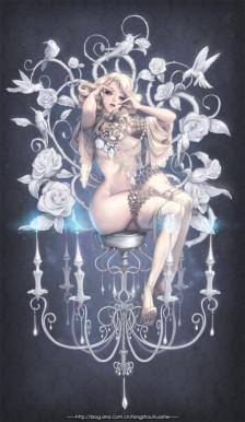 韩国原画师lovecacao作品,女教皇