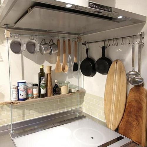 分享20个日本人厨房灶台收纳不浪费一点空间