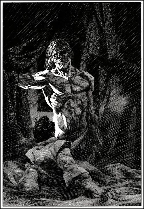 插画/漫画 弗兰肯斯坦berni wrightson $