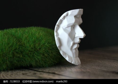 亚历山大切面侧面石膏像