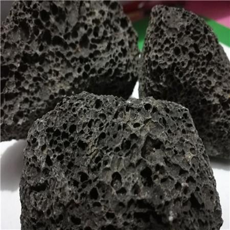 供应黑色火山岩滤料价格火山岩生产厂家直销