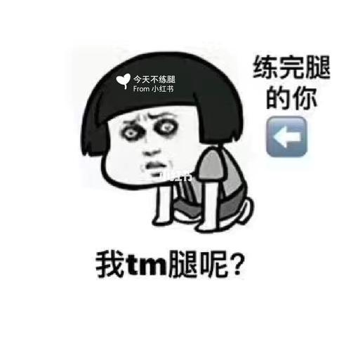 花式练腿表情包