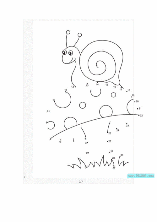 幼儿动物图案数字连线图.pdf 8页