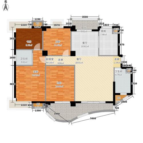 领秀城156.45㎡i二期面积15645m户型