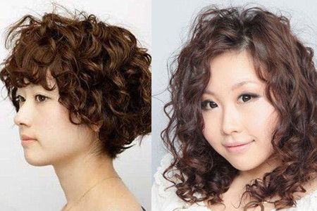 小卷短发烫发发型图片