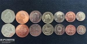 欧洲 根西岛(格恩济,格恩西)岛稀少7枚套币 外币硬币专营