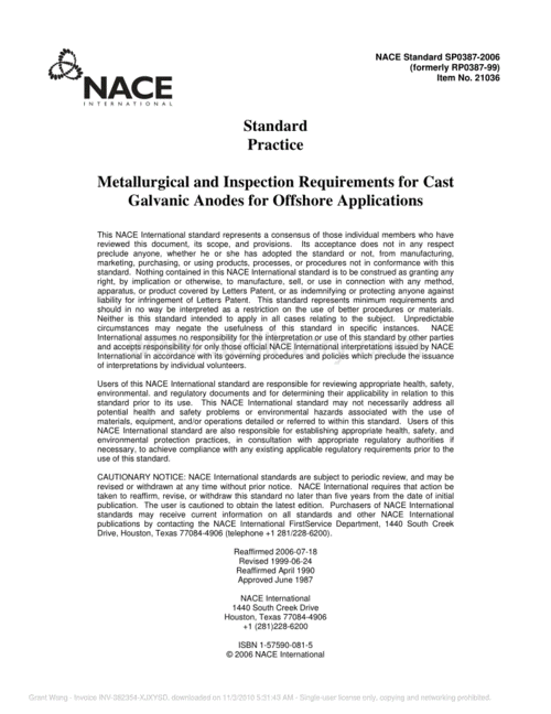 nace sp0387 2006