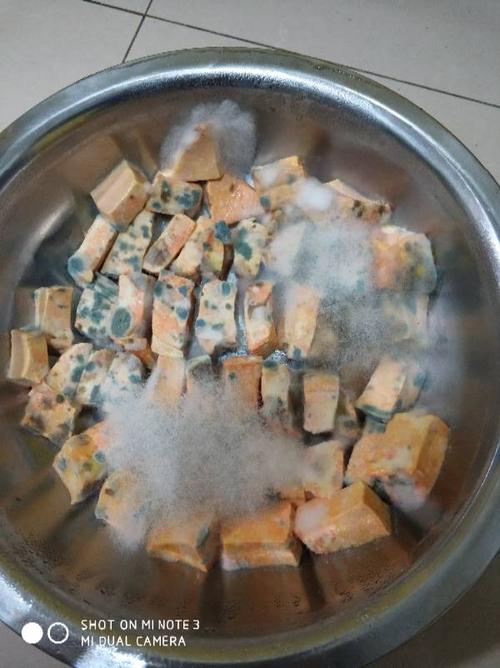 豆腐乳霉成这样正常吗?能不能吃?如果不正常,是什么原因造成的呢?