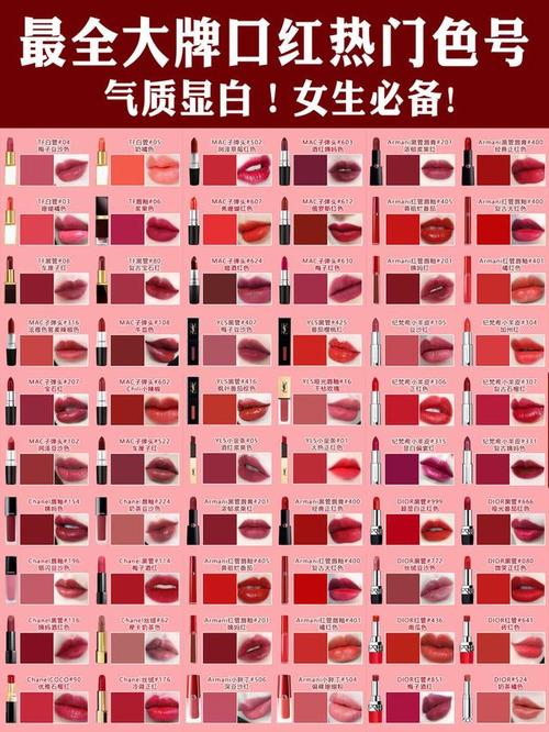 太好看了这些口红 高级显白口红色号