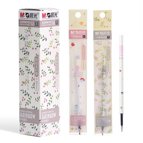 晨光本味0.35 mm黑色优品中性笔芯