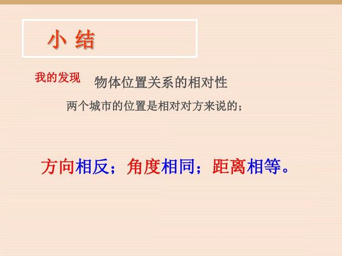 (新编)人教版三年级数学下册《体会位置关系的相对性》精品课件ppt