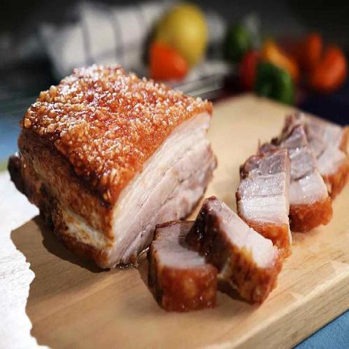 正宗广东特产黄金脆皮烧肉卤五花肉化皮烧腊粤菜美食新鲜烤肉 参数