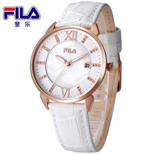 fila%/斐乐正品女表时尚商务皮带石英表贝母表盘女士手表fll38-761