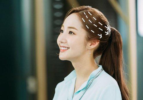 怎么让马尾辫前面的头发蓬松一点扎够蓬松的马尾做够品味的女生