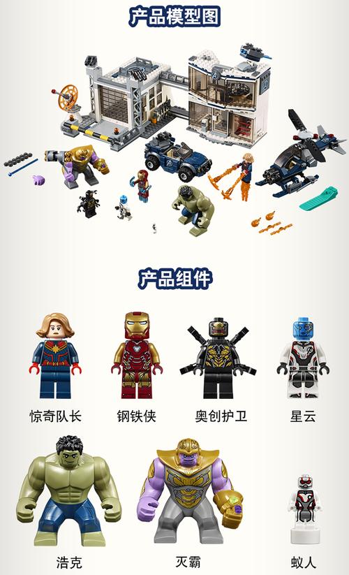 乐高lego积木超级英雄漫威复仇者联盟基地大决战8岁76131儿童玩具4月