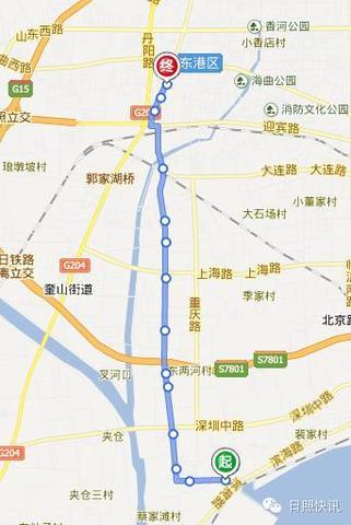 日照最全公交车路线图有了它想去哪都行