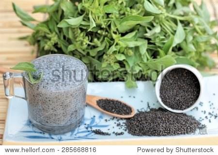 basil seeds for fiber beverage and raw seed - 站酷海洛正版图片