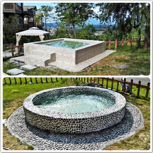 【露天温泉池】↓