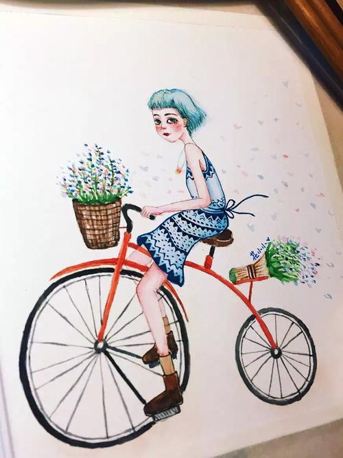 手绘水彩画