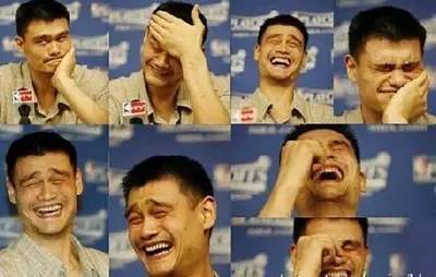 除了段子手属性,姚明还是个名副其实的表情包.