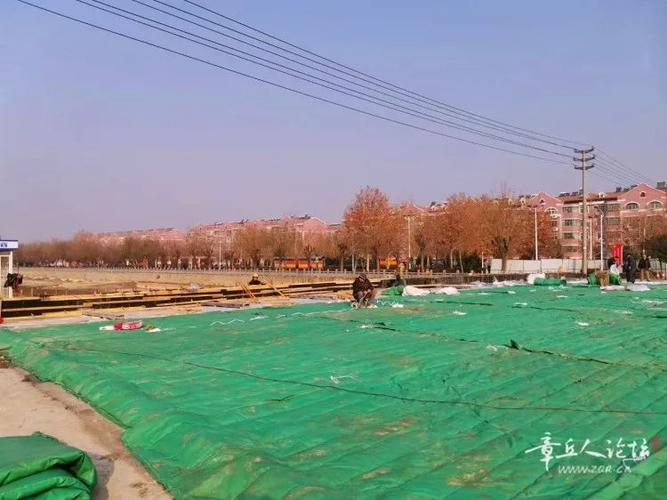 一睹为快,章丘桑园桥快修好了