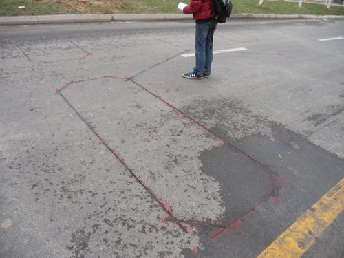 淮安市公安局320工程跟踪手记之三切割并制作地感线圈