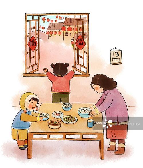 正月十三张灯放元宵创意图片